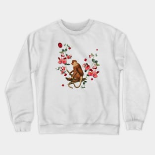 Monkey World- Nosy Crewneck Sweatshirt